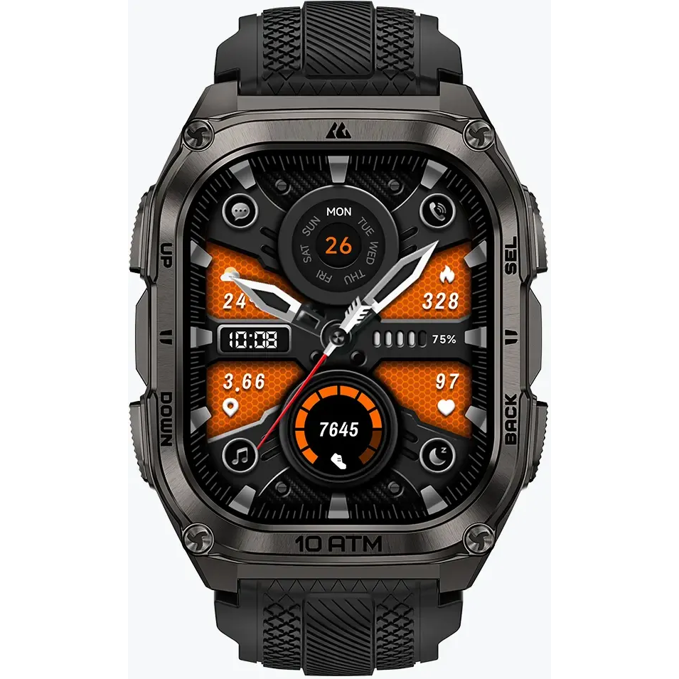 Умные часы Kospet Tank M4 Black - фото 2