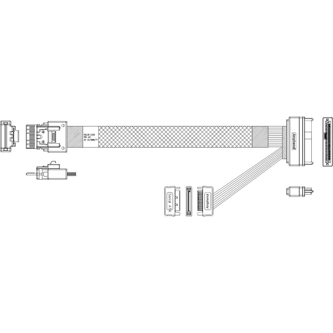 Кабель Amphenol RSL38-2309