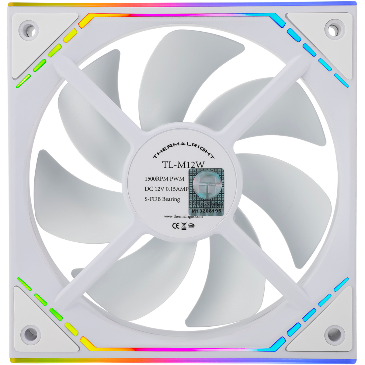 Вентилятор для корпуса Thermalright TL-M12W (3 шт.) - TL-M12W X3 - фото 4