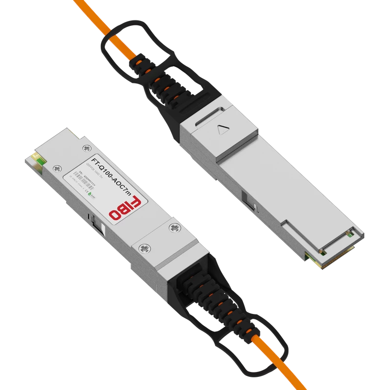 Кабель QSFP28 FIBO-TELECOM FT-Q100-AOC7m, 7м