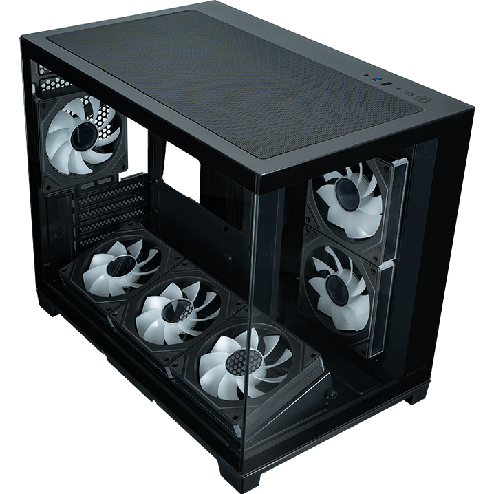 Корпус XASTRA QW500M 6FM12A-C10-UC Black - QW500M-6FM12A-C10-UC - фото 10