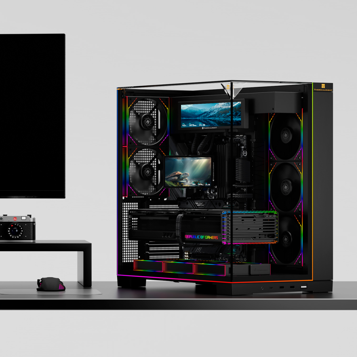 Система жидкостного охлаждения Thermalright Levita Vision 360 ARGB Black - TRLV360AB - фото 5