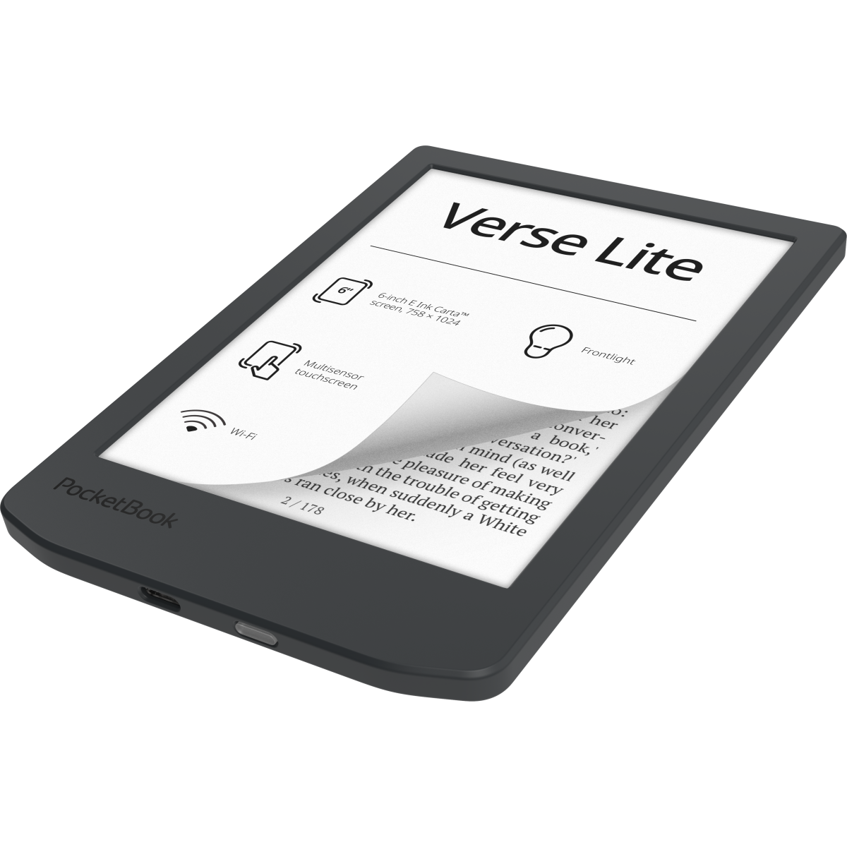 Электронная книга PocketBook 619 Verse Lite Gray - PB619-T-WW - фото 5