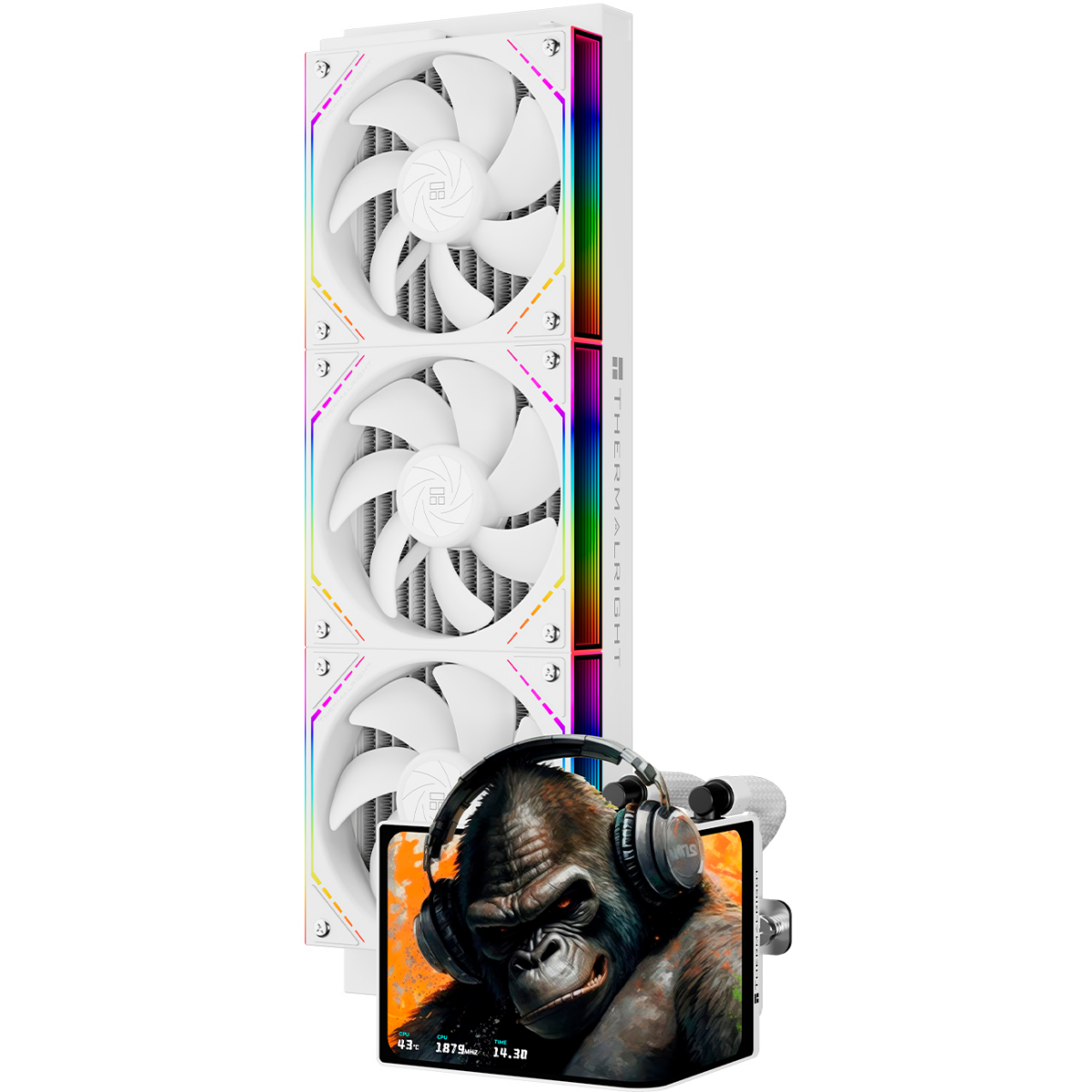 Система жидкостного охлаждения Thermalright Levita Vision 360 ARGB White - A-ELITE-BL-120-ARGB-V3 - фото 2