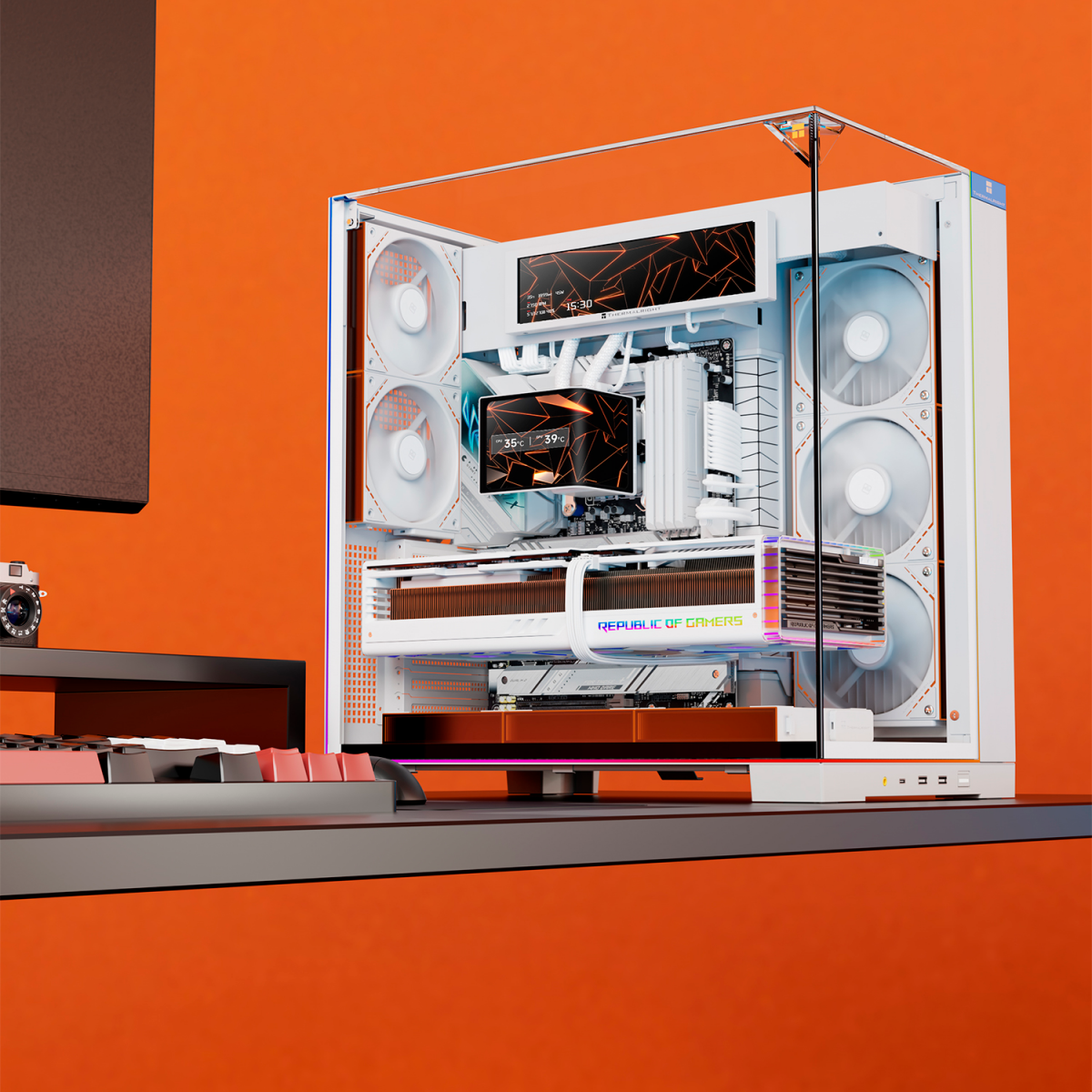 Система жидкостного охлаждения Thermalright Levita Vision 360 ARGB White - A-ELITE-BL-120-ARGB-V3 - фото 4