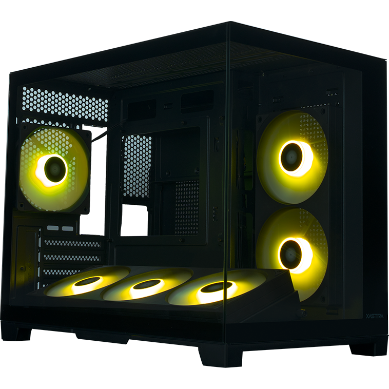 Корпус XASTRA QW500M 6ARGB-FC-C6-UC Black - QW500M-1FA36A-1FA24A-1FC12A-C6-UC - фото 3