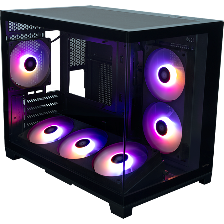 Корпус XASTRA QW500M 6ARGB-FC-C6-UC Black - QW500M-1FA36A-1FA24A-1FC12A-C6-UC - фото 4