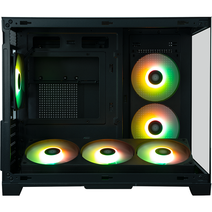 Корпус XASTRA QW500M 6ARGB-FC-C6-UC Black - QW500M-1FA36A-1FA24A-1FC12A-C6-UC - фото 6