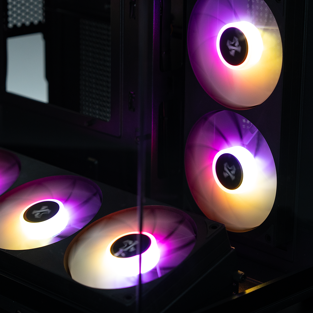 Корпус XASTRA QW500M 6ARGB-FC-C6-UC Black - QW500M-1FA36A-1FA24A-1FC12A-C6-UC - фото 7