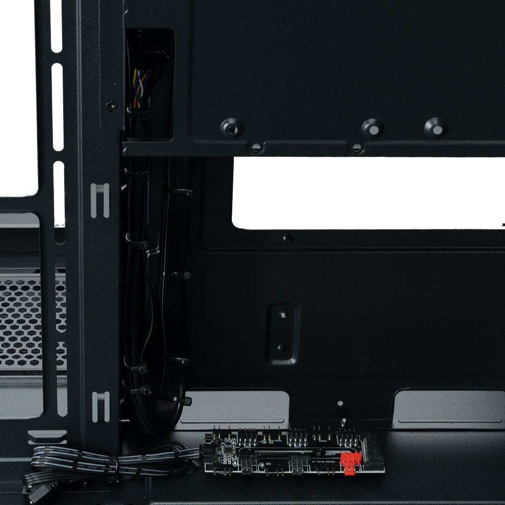 Корпус XASTRA QW500M 6ARGB-FC-C6-UC Black - QW500M-1FA36A-1FA24A-1FC12A-C6-UC - фото 11