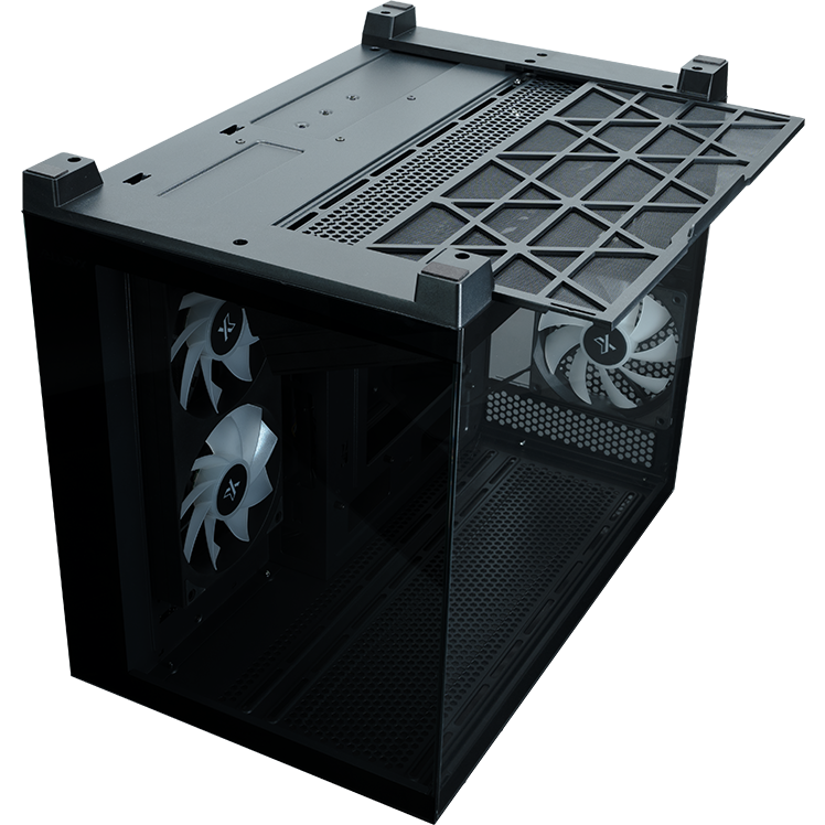 Корпус XASTRA QW500M 6ARGB-FC-C6-UC Black - QW500M-1FA36A-1FA24A-1FC12A-C6-UC - фото 14