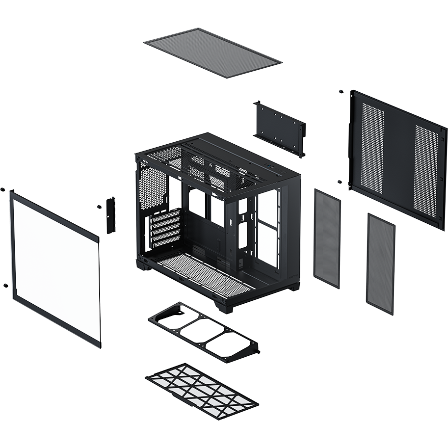 Корпус XASTRA QW500M 6ARGB-FC-C6-UC Black - QW500M-1FA36A-1FA24A-1FC12A-C6-UC - фото 15