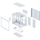 Корпус XASTRA QW500M 6FM12A-C10-UC White (QW500M-6FM12A-C10-UC-WH)