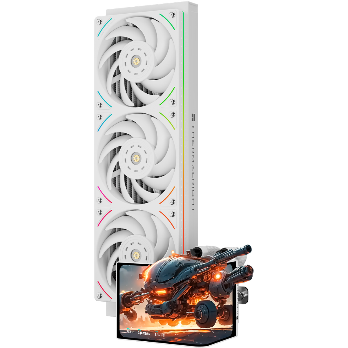 Система жидкостного охлаждения Thermalright Levita Vision 360 UB ARGB White - TRLV360UBAW - фото 2