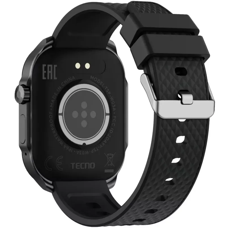 Умные часы TECNO Watch 3 Active Black - W03A - фото 5