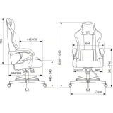 Игровое кресло Бюрократ Knight Terminator Pink (KNIGHT TERMINATOR PK)