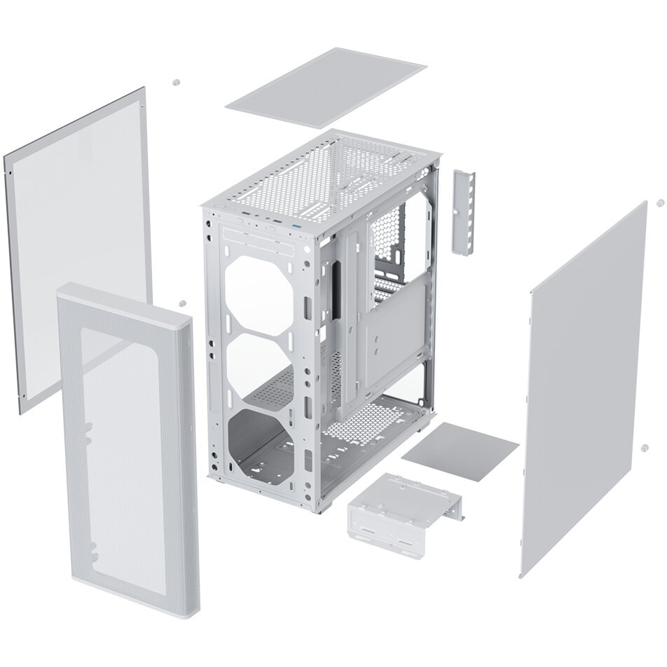 Корпус XASTRA A300 4FC12A White - A300-4FC12A-WH - фото 11