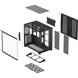 Корпус XASTRA QW500 7ARGB-FC-C6-UC Black (QW500-2FA36A-1FC12-C6-UC)