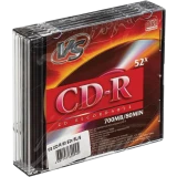Диск CD-R VS 700Mb 52x Slim Case (5 шт.) (VSCDRSL501)