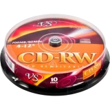 Диск CD-RW VS 700Mb 12x Cake Box (10 шт.) (VSCDRWCB1001)