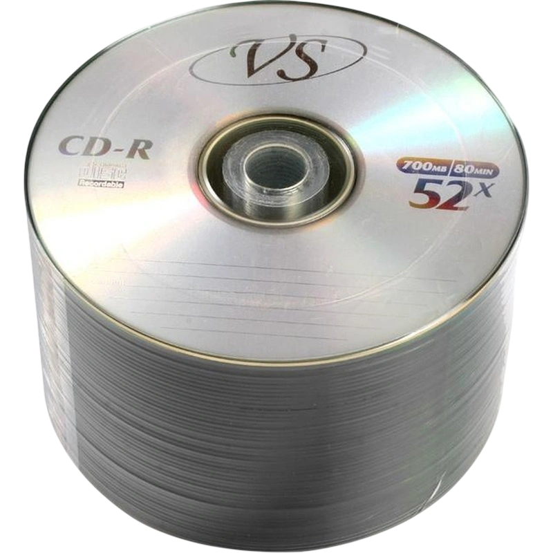 Диск CD-R VS 700MB 52x Shrink (50 шт.) (VSCDRB5003)