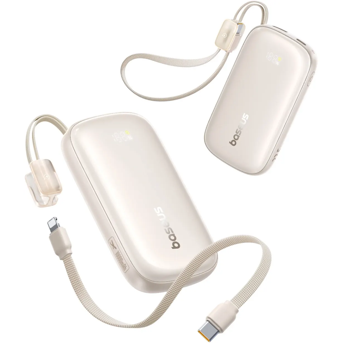 Внешний аккумулятор Baseus EnerFill FC21 Qpow 3 Ultra 10000mAh 22.5W Natural Titanium - E0027L01 - фото 3