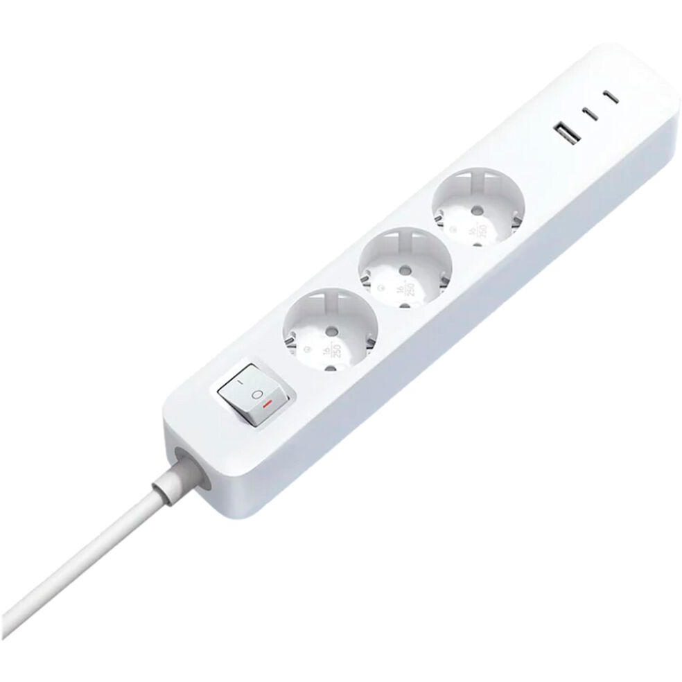 Сетевой удлинитель Xiaomi Mi Power Strip (2C1A) White - BHR07UKEU
