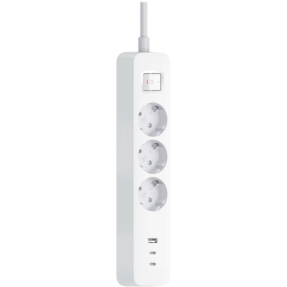 Сетевой удлинитель Xiaomi Mi Power Strip (2C1A) White - BHR07UKEU - фото 2