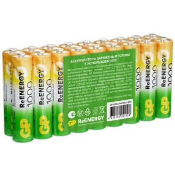 Аккумулятор GP (AAA, 1000mAh, 18 шт.) (100AAAHCRGY-B18) - фото 3