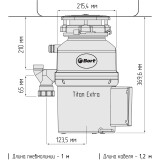 Измельчитель пищевых отходов Bort TITAN Extra (93411812)