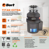 Измельчитель пищевых отходов Bort TITAN Extra (93411812)