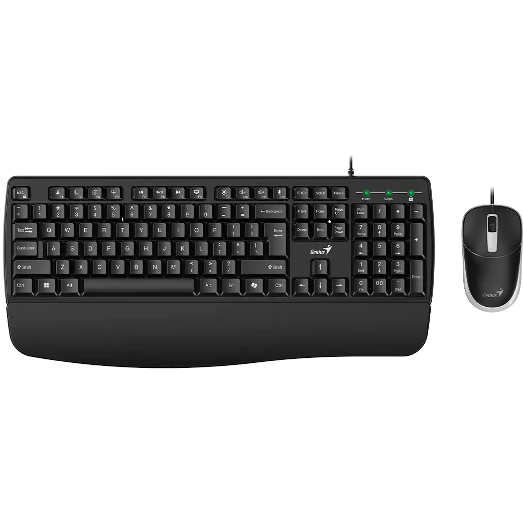 Клавиатура + мышь Genius KM-123 Black