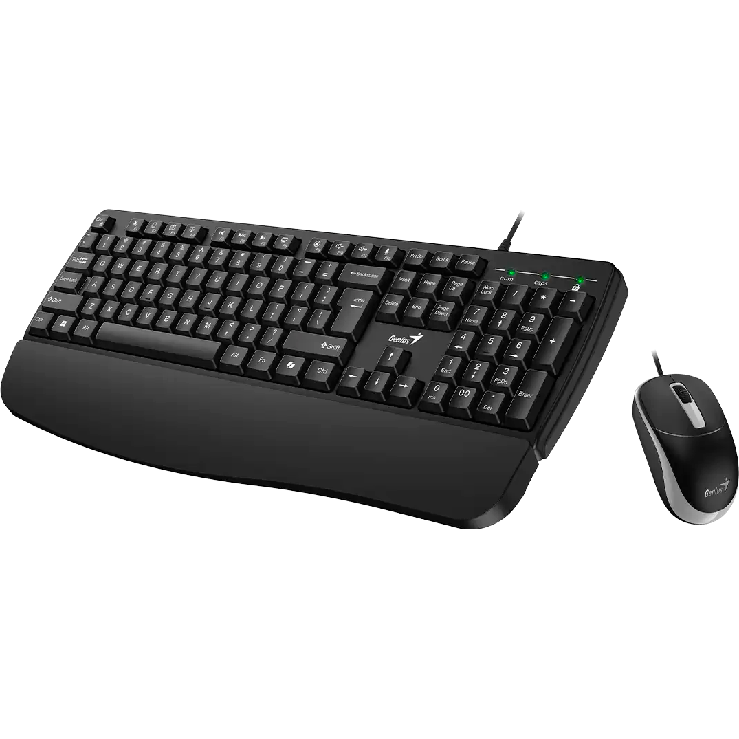 Клавиатура + мышь Genius KM-123 Black - 31330013402 - фото 3