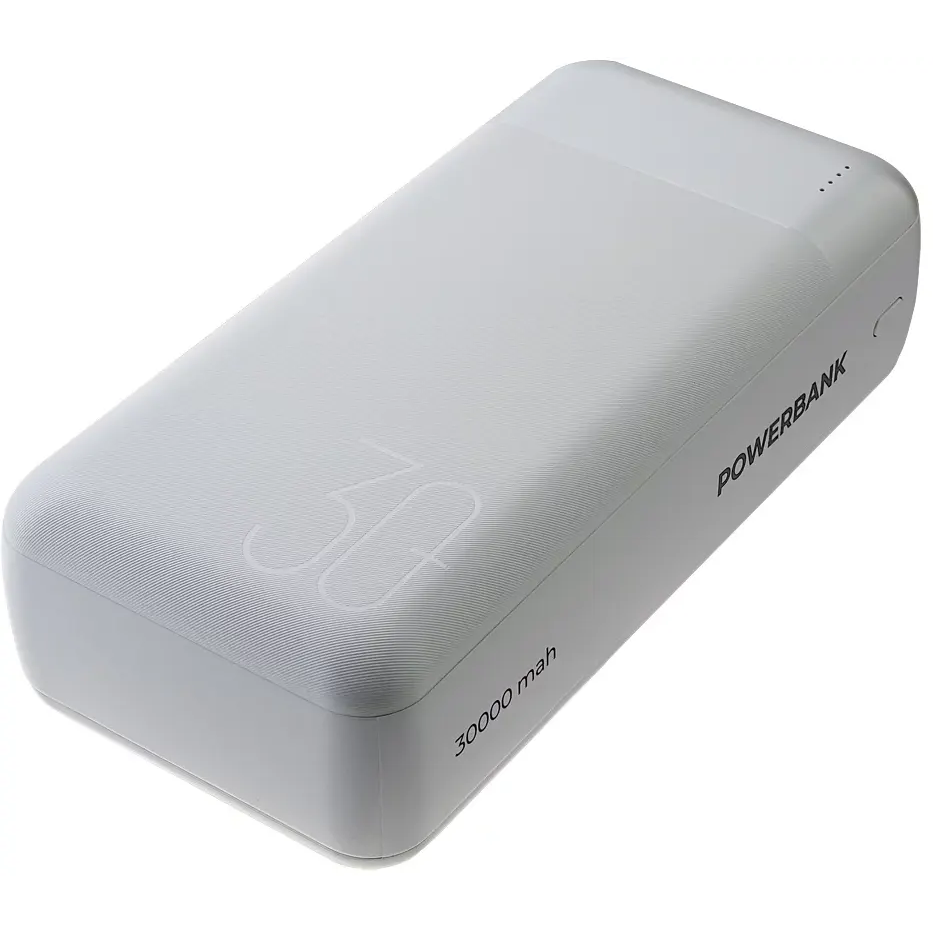 Внешний аккумулятор Perfeo Powerbank 30000mAh White (PF_E2096) - фото 2