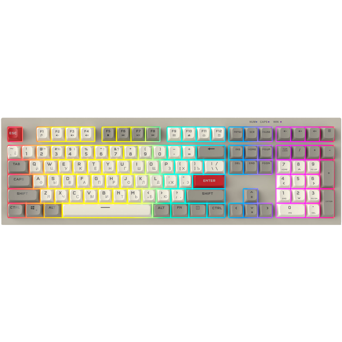 Клавиатура Ritmix RKB-508BL Grey