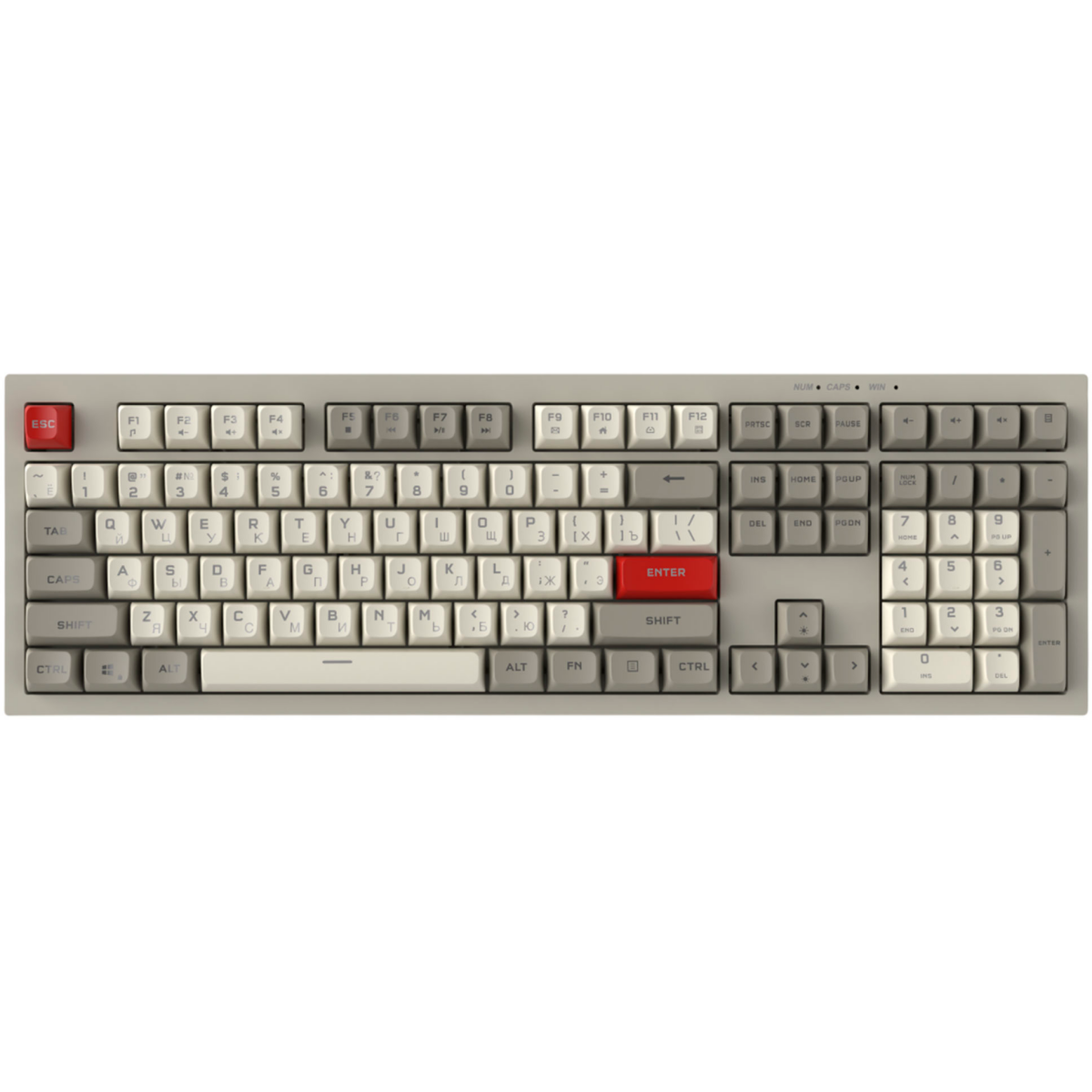 Клавиатура Ritmix RKB-508BL Grey - фото 3