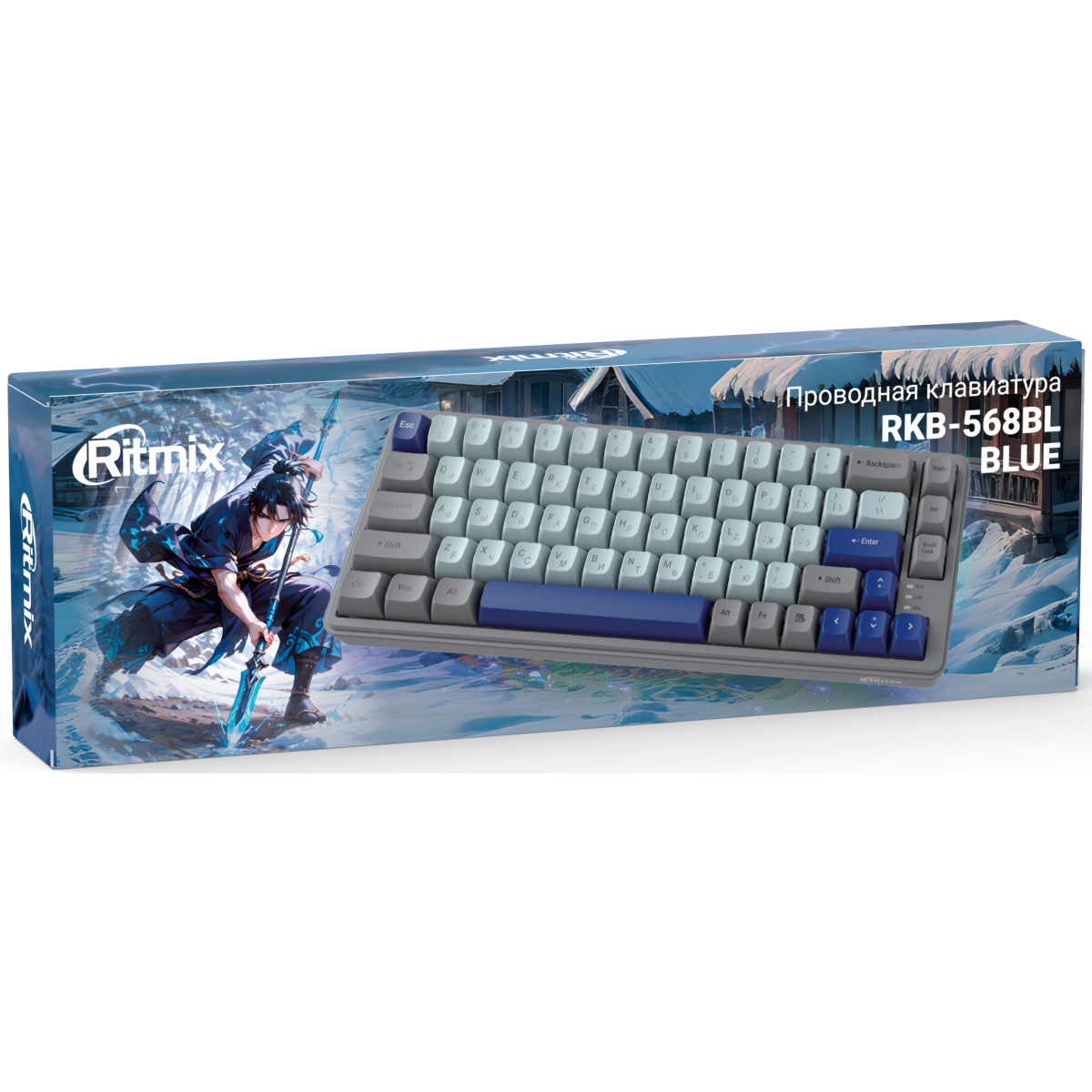 Клавиатура Ritmix RKB-568BL - фото 4