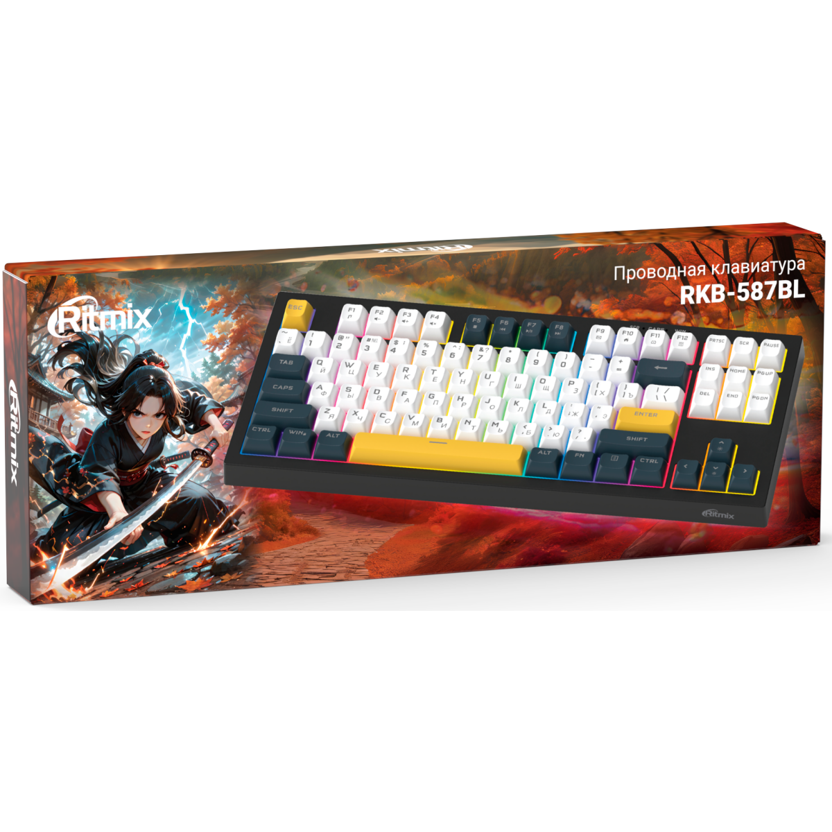 Клавиатура Ritmix RKB-587BL - фото 4
