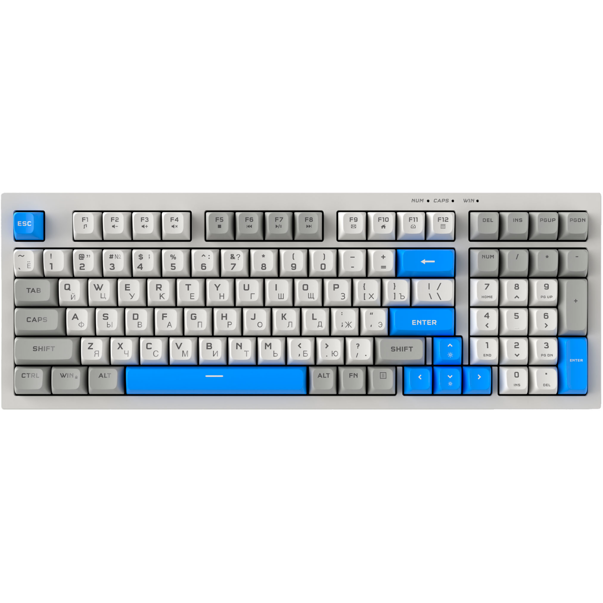 Клавиатура Ritmix RKB-598BL Grey - фото 3