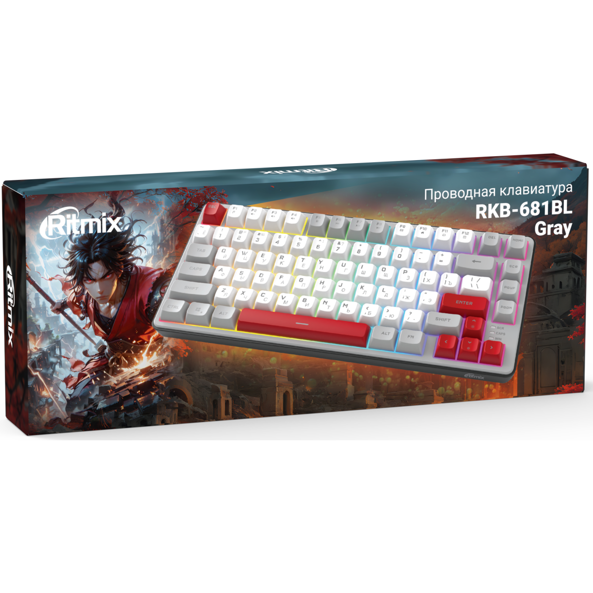 Клавиатура Ritmix RKB-681BL - фото 4