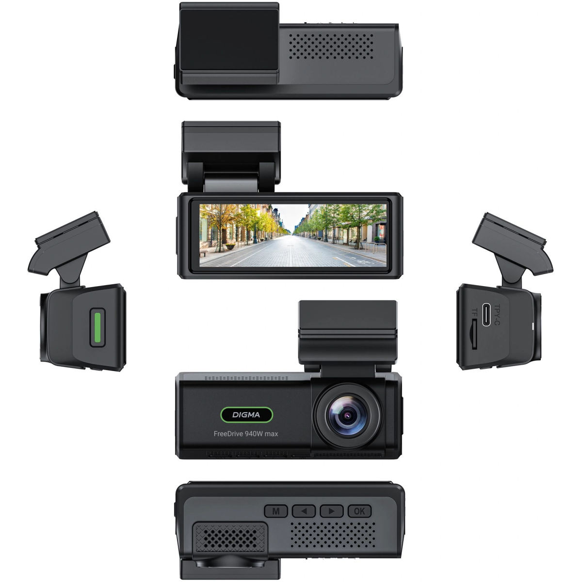 Автомобильный видеорегистратор Digma FreeDrive 940W Max - FD940WM - фото 12