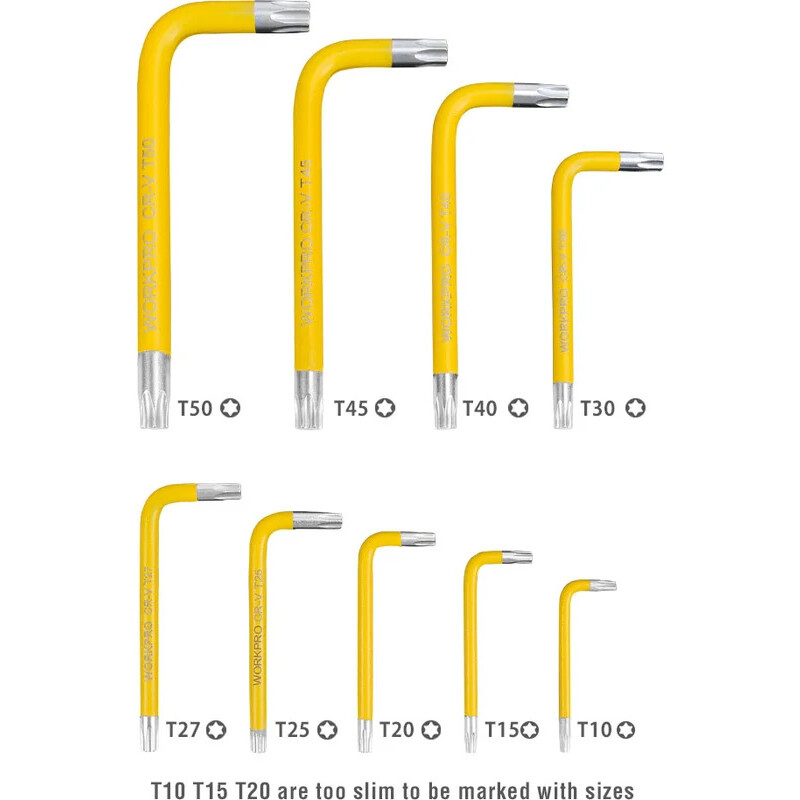 Набор шестигранных ключей WORKPRO WP222009 - фото 7