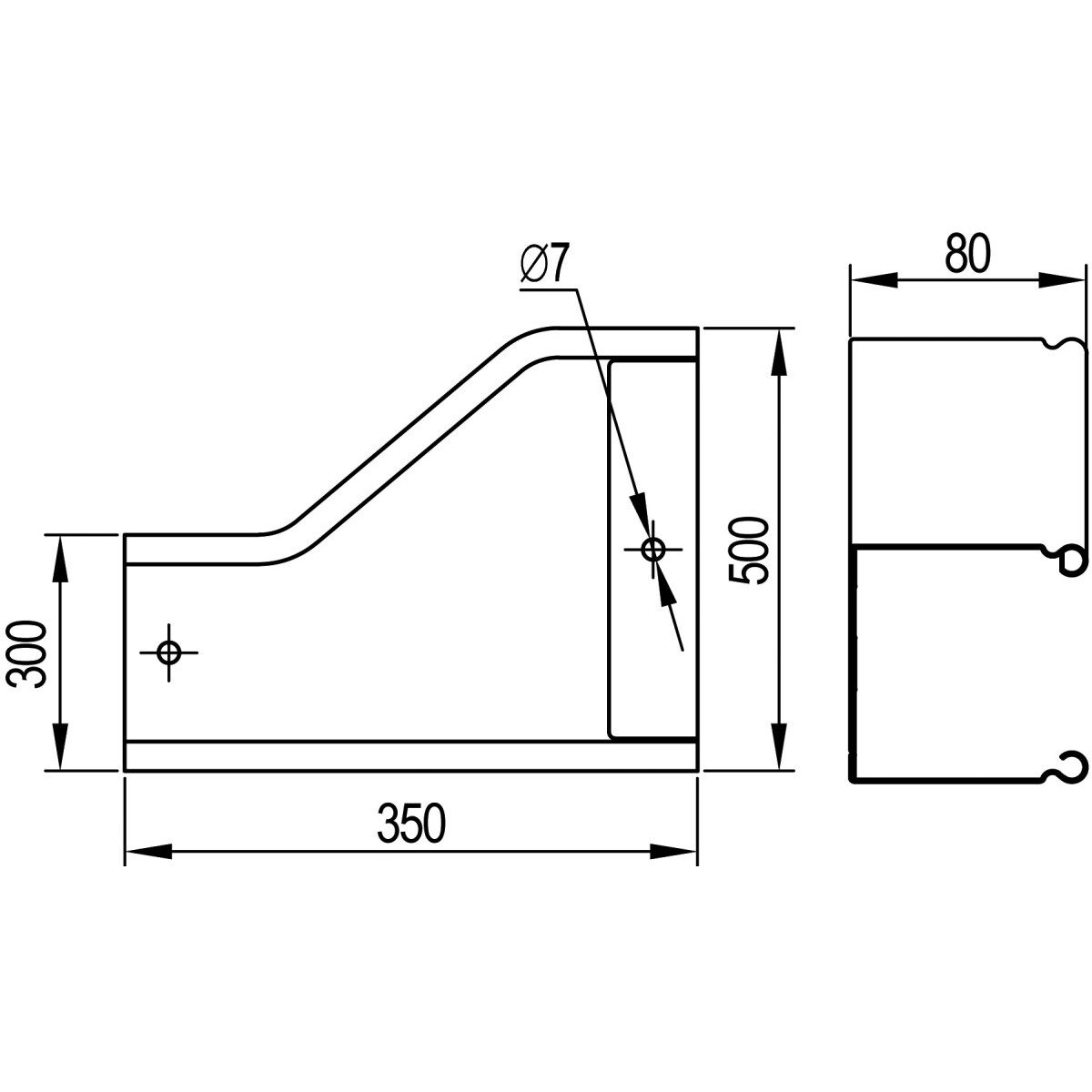 Переходник для лотка DKC 36532K - фото 3