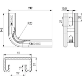Консоль монтажная DKC IBBC3020C