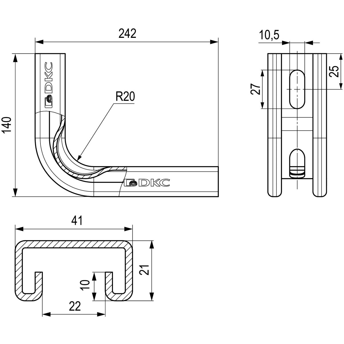 Консоль монтажная DKC IBBC3020C - фото 2