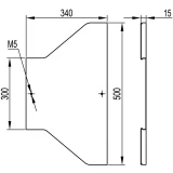Крышка на переходник DKC 38091K