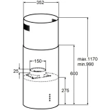 Вытяжка MAUNFELD Lee Light Isla 35 Sensor Black (КА-00026596)