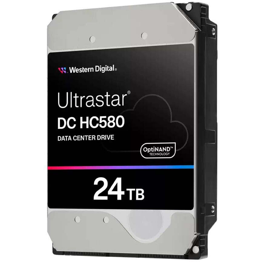 Жёсткий диск 24Tb SAS WD Ultrastar DC HC580 (0F62802) - WUH722424AL5204