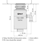 Измельчитель пищевых отходов Bort TITAN 4000 Control (93410242)
