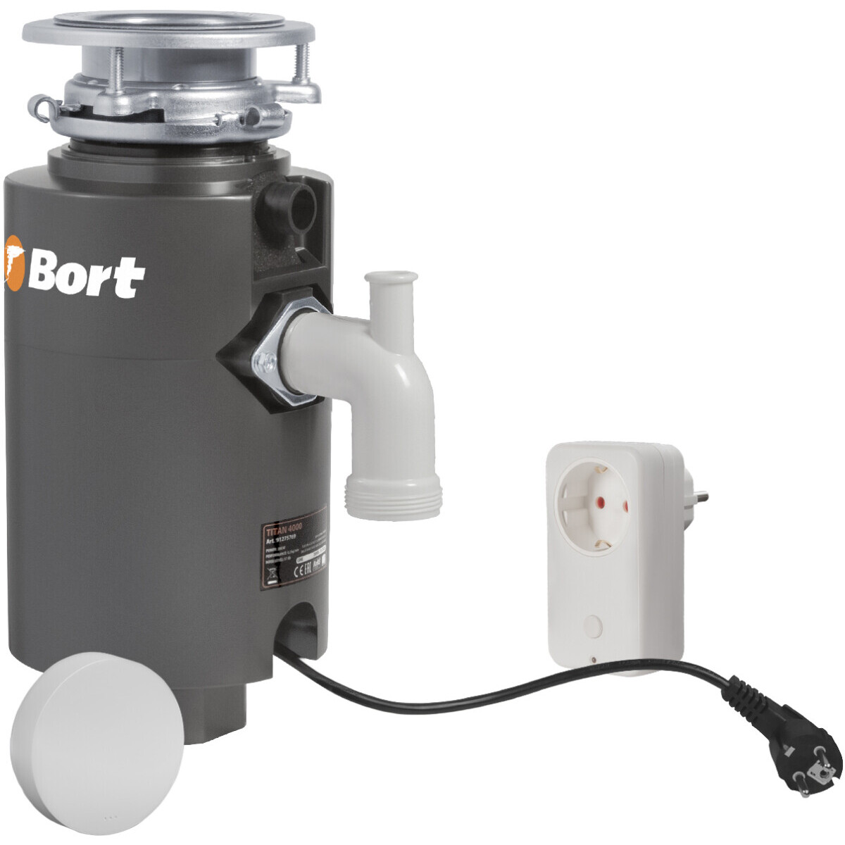 Измельчитель пищевых отходов Bort TITAN 4000 Control - 93410242 - фото 10